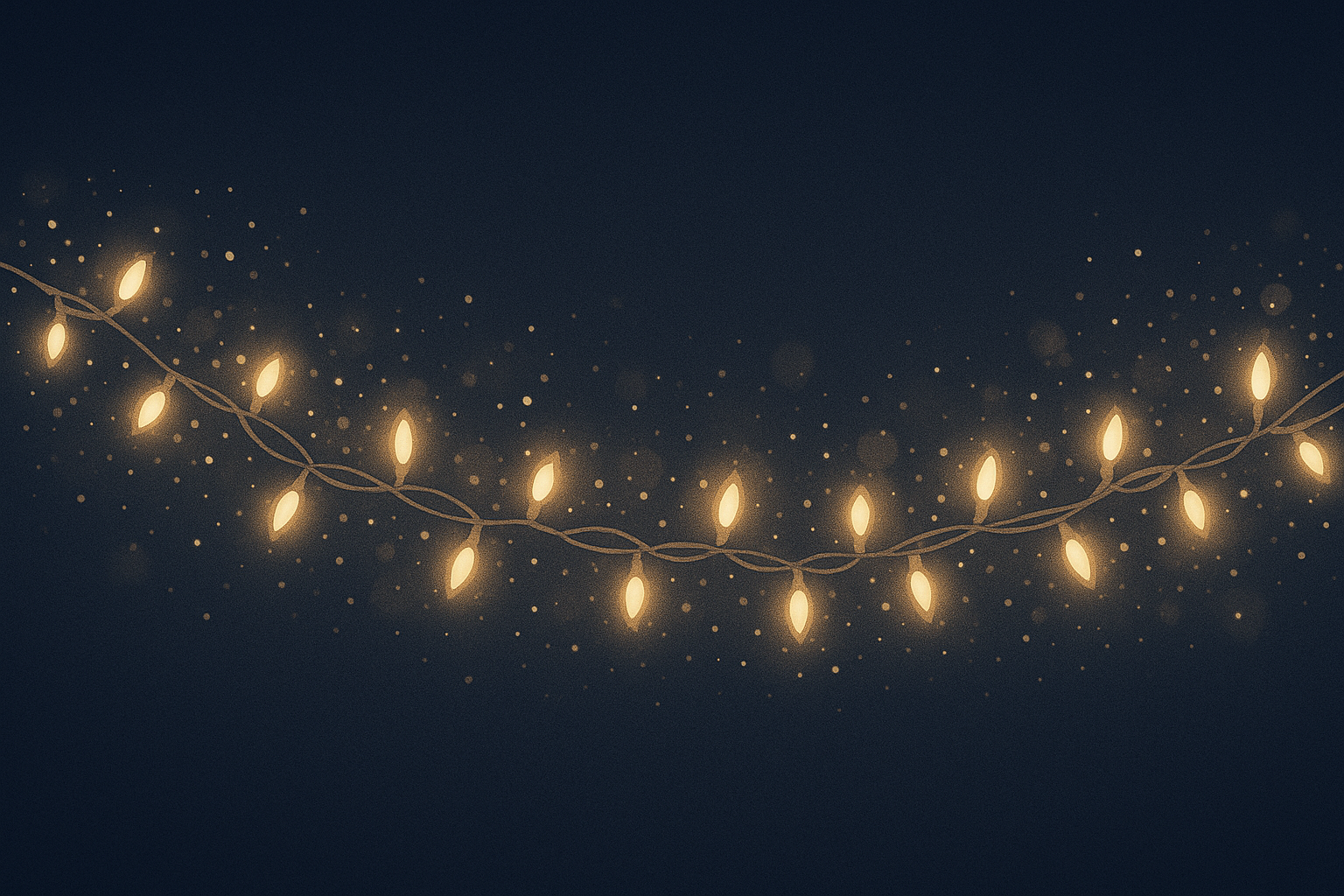 Sample holiday lighting display